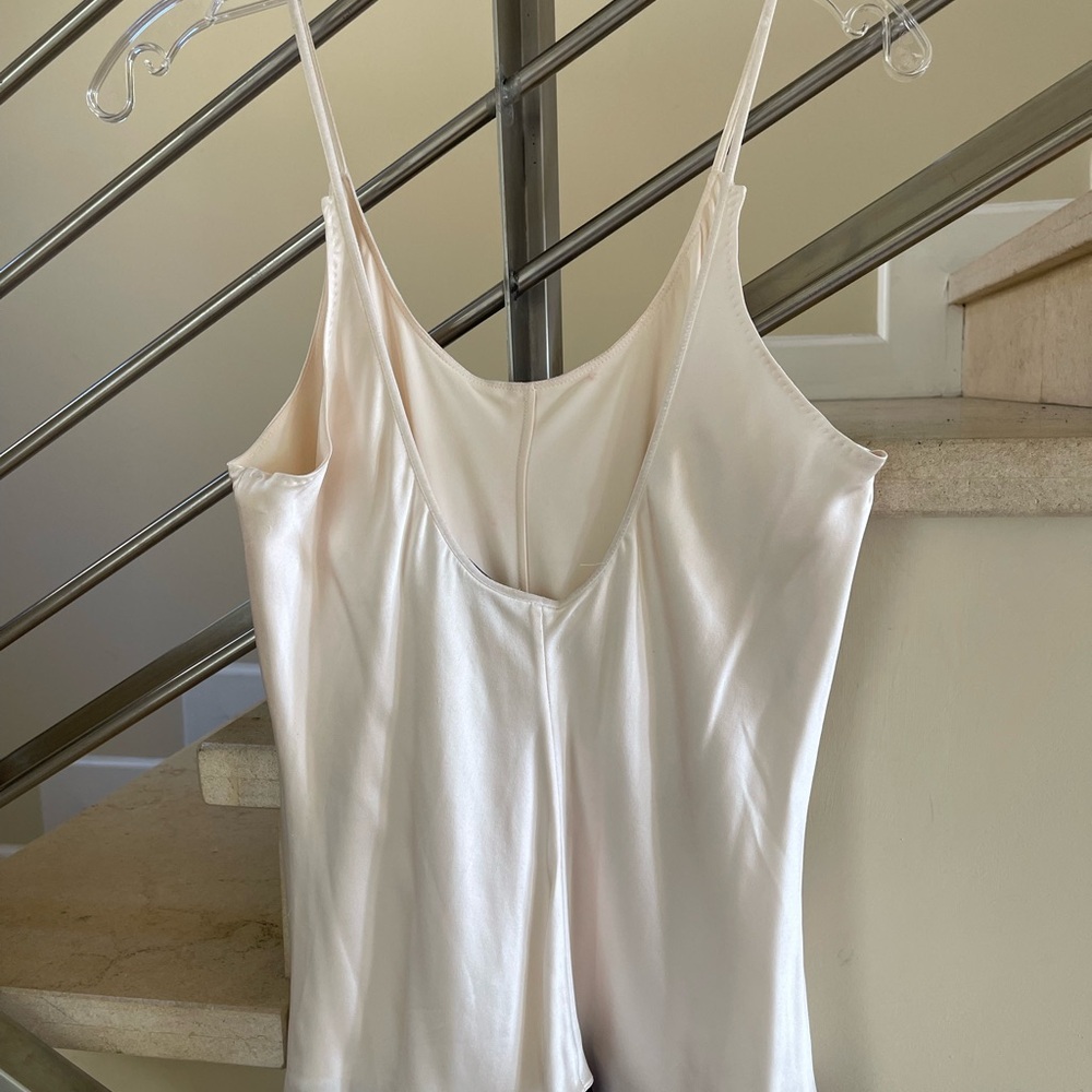 YVES Saint Laurent 90’s style Elegant White and Gray Layered Dress - Picture 4 of 15